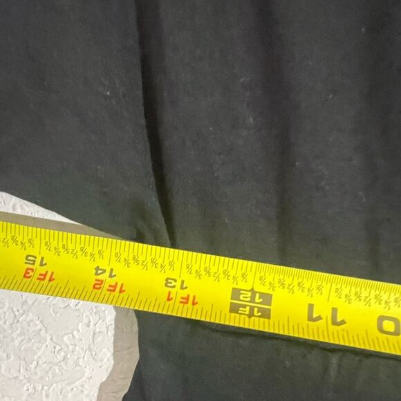 Vince Faux Wrap Shift Dress Women's Size S Black Dolman 3/4 Sleeve - Picture 7 of 7